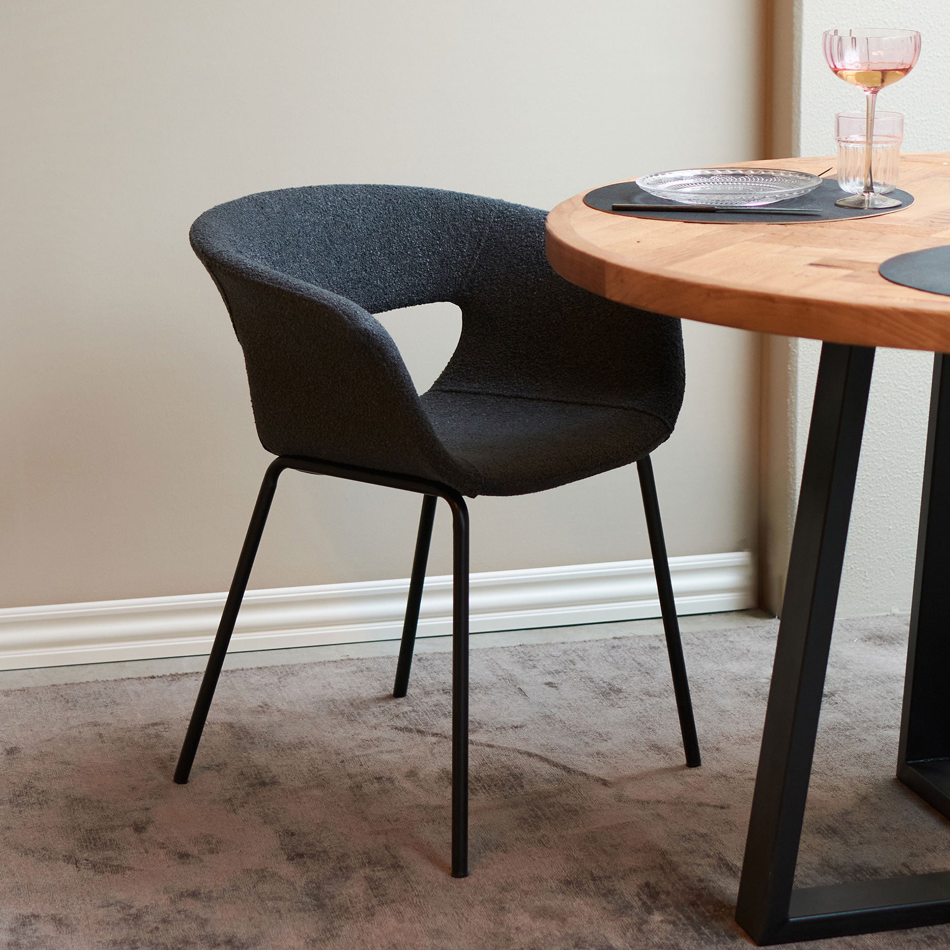 Messina Esszimmerstuhl Stoff